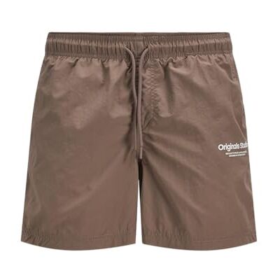 Jack & Jones Jpstnaxos Jjswim Shorts Vesterbro Sn Jpstnaxos Jjswim Vesterbro Sn Shorts voor heren (1 stuk), Donkere taupe S Jack & Jones Jpstnaxos Jjswim Shorts Vesterbro Sn Jpstnaxos Jjswim Vesterbro Sn Shorts voor heren (1 stuk), Donkere taupe S