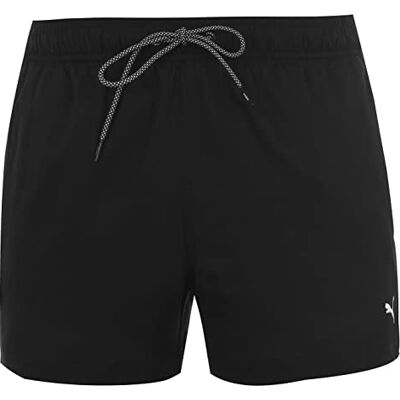 PUMA heren zwembroek men's short length swimming shorts, Zwart, M PUMA heren zwembroek men's short length swimming shorts, Zwart, M