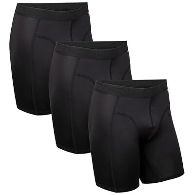 DANISH ENDURANCE Sportboxershorts voor heren, ademend, zacht, schuurt niet, 3 stuks M DANISH ENDURANCE Sportboxershorts voor heren, ademend, zacht, schuurt niet, 3 stuks M