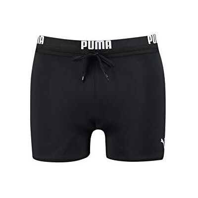 Puma Logo Zwembroek Heren (Set van 1), zwart. M Puma Logo Zwembroek Heren (Set van 1), zwart. M