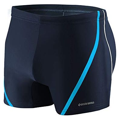sesto senso Zwemshorts voor heren Nauwsluitend badpak Maat M tot 4XL, Donkerblauw blauw wit Bd 366, 4XL grote maat 4XL grote maat sesto senso Zwemshorts voor heren Nauwsluitend badpak Maat M tot 4XL, Donkerblauw blauw wit Bd 366, 4XL grote maat 4XL grote maat