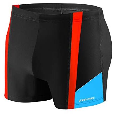 sesto senso Zwemshorts voor heren nauwsluitend badpak maat M tot 4XL, Zwart Rood Blauw Bd 379, 4XL grote maat 4XL grote maat sesto senso Zwemshorts voor heren nauwsluitend badpak maat M tot 4XL, Zwart Rood Blauw Bd 379, 4XL grote maat 4XL grote maat