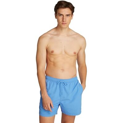 Tommy Hilfiger Medium Drawstring Um0um03477 zwembroek voor heren, Blauw (Blue Spell), XL XL Tommy Hilfiger Medium Drawstring Um0um03477 zwembroek voor heren, Blauw (Blue Spell), XL XL