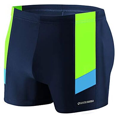 sesto senso Zwembroek voor heren, waterdicht, maat M tot 4XL, Bd 381 Blauw, 3XL grote maat 3XL grote maat sesto senso Zwembroek voor heren, waterdicht, maat M tot 4XL, Bd 381 Blauw, 3XL grote maat 3XL grote maat