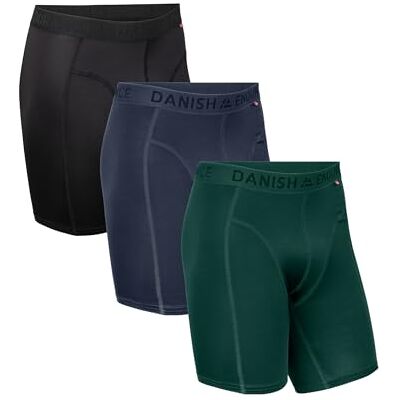 DANISH ENDURANCE Sportboxershorts voor heren, ademend, zacht, schuurt niet, 3 stuks M DANISH ENDURANCE Sportboxershorts voor heren, ademend, zacht, schuurt niet, 3 stuks M
