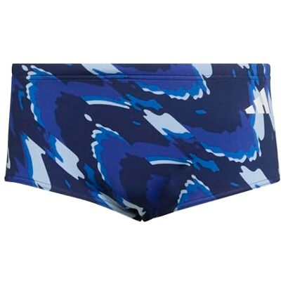 Adidas Ripstream Team Graphic Swim Wide Trunks Zwembroek voor heren Adidas Ripstream Team Graphic Swim Wide Trunks Zwembroek voor heren