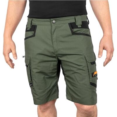 ACE Constructor Professionele Utility Shorts voor heren, olijf, 64 64 ACE Constructor Professionele Utility Shorts voor heren, olijf, 64 64