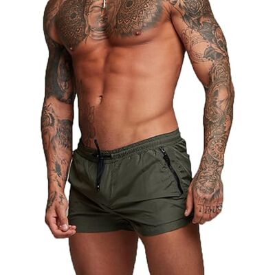TMEOG Zwemshorts voor heren, zwembroek voor heren, korte zwembroek, boxer, watersport, korte broek (sneldrogend), B_armygreen, L L TMEOG Zwemshorts voor heren, zwembroek voor heren, korte zwembroek, boxer, watersport, korte broek (sneldrogend), B_armygreen, L L