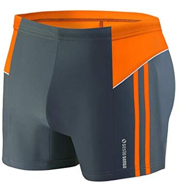 sesto senso Zwemshorts voor heren Nauwsluitend badpak Maat M tot 4XL, Grafiet Oranje Bd 384, 3XL grote maat 3XL grote maat sesto senso Zwemshorts voor heren Nauwsluitend badpak Maat M tot 4XL, Grafiet Oranje Bd 384, 3XL grote maat 3XL grote maat