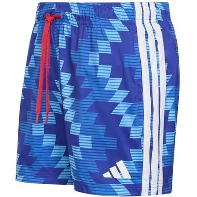 Adidas Voetbal-geïnspireerde Graphic Swim 12,7 cm zwembroek voor heren Adidas Voetbal-geïnspireerde Graphic Swim 12,7 cm zwembroek voor heren