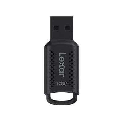 Lexar USB-stick, 128 GB, Jumpdrive V400 3.0, zwart Lexar USB-stick, 128 GB, Jumpdrive V400 3.0, zwart