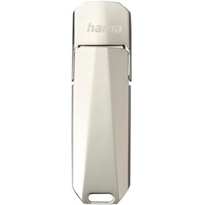 Hama Uni-C Deluxe USB-C 3.1 USB-stick, 32 GB, 70 MB/s, zilver Hama Uni-C Deluxe USB-C 3.1 USB-stick, 32 GB, 70 MB/s, zilver
