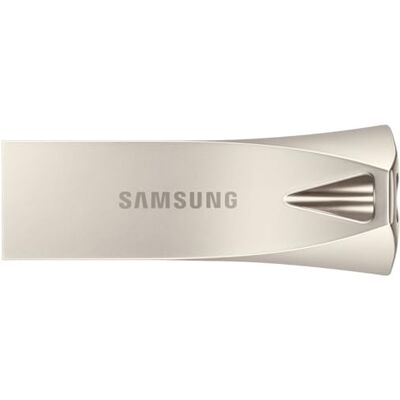 Samsung Bar Plus USB-stick, type A, 512 GB, 400 MB/s lezen, 110 MB/s schrijven, USB 3.2, schokbestendig, champagne Samsung Bar Plus USB-stick, type A, 512 GB, 400 MB/s lezen, 110 MB/s schrijven, USB 3.2, schokbestendig, champagne
