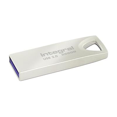 Integral USB 3.0 stick met metalen behuizing tot 110 MB/s 256 GB Integral USB 3.0 stick met metalen behuizing tot 110 MB/s 256 GB