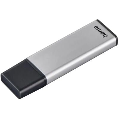 Hama USB-stick "Classic" (FlashPen, USB 3.0, 32 GB, 40 MB/s) zilverkleurig Hama USB-stick "Classic" (FlashPen, USB 3.0, 32 GB, 40 MB/s) zilverkleurig