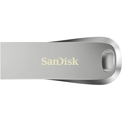 SanDisk SDCZ74-256G-G46 Ultra Luxe 256GB geheugenstick USB 3.1 tot 150MB/s grijs SanDisk SDCZ74-256G-G46 Ultra Luxe 256GB geheugenstick USB 3.1 tot 150MB/s grijs