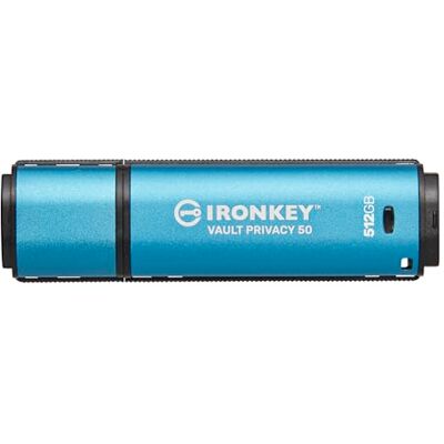Kingston IronKey Vault Privacy 50 FIPS 197-gecertificeerd en XTS-AES 256-bit gecodeerde USB-stick voor gegevensbescherming IKVP50-512GB Kingston IronKey Vault Privacy 50 FIPS 197-gecertificeerd en XTS-AES 256-bit gecodeerde USB-stick voor gegevensbescherming IKVP50-512GB