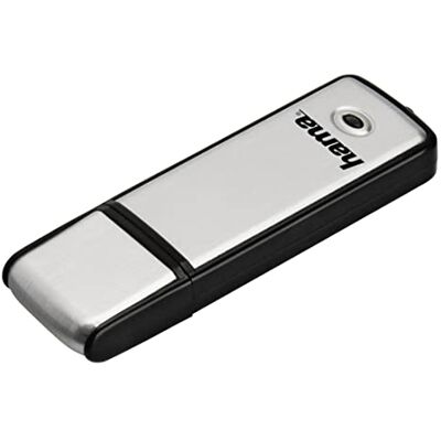 Hama USB-stick 2.0 "Fancy", 64 GB, 10 MB/s, zwart/zilver Hama USB-stick 2.0 "Fancy", 64 GB, 10 MB/s, zwart/zilver