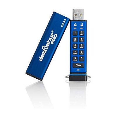 iStorage datAshur PRO 32 GB gecodeerde USB-stick FIPS 140-2 niveau 3 gecertificeerd wachtwoordbeveiliging stof- en waterdicht iStorage datAshur PRO 32 GB gecodeerde USB-stick FIPS 140-2 niveau 3 gecertificeerd wachtwoordbeveiliging stof- en waterdicht