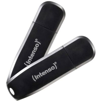 Intenso 3533494 Speed Line 2x64GB geheugenstick USB-stick 3.2 Gen, 64 GB 2er Pack, Zwart Intenso 3533494 Speed Line 2x64GB geheugenstick USB-stick 3.2 Gen, 64 GB 2er Pack, Zwart