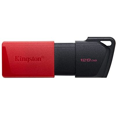 Kingston DataTraveler Exodia M USB-stick 3.2 Gen 1 DTXM/128 GB met beweegbare dop (zwart + rood) Kingston DataTraveler Exodia M USB-stick 3.2 Gen 1 DTXM/128 GB met beweegbare dop (zwart + rood)