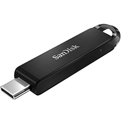 SanDisk Ultra USB Type-C 32 GB USB Flash Drive USB 3.1 tot 150 MB/s, zwart SanDisk Ultra USB Type-C 32 GB USB Flash Drive USB 3.1 tot 150 MB/s, zwart