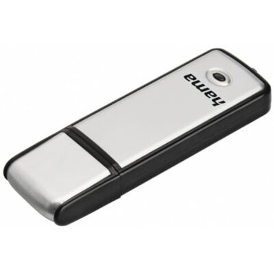 Hama USB-stick 2.0 "Fancy", 32 GB, 10 MB/s, zwart/zilver Hama USB-stick 2.0 "Fancy", 32 GB, 10 MB/s, zwart/zilver