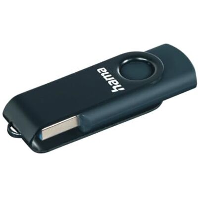Hama USB 3.0 "Rotate" geheugenstick (32 GB, overdrachtssnelheid van 70 MB/s, met oogje voor sleutelhanger, USB-stick), petrol blauw Hama USB 3.0 "Rotate" geheugenstick (32 GB, overdrachtssnelheid van 70 MB/s, met oogje voor sleutelhanger, USB-stick), petrol blauw