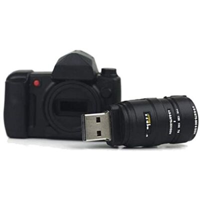Ulticool Camera met 128 GB USB 3.0 High Speed Met lens Flash Pen Drive Camera met Lens Memory Stick Gegevensopslag USB-stick Zwart Ulticool Camera met 128 GB USB 3.0 High Speed Met lens Flash Pen Drive Camera met Lens Memory Stick Gegevensopslag USB-stick Zwart