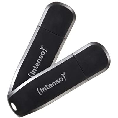 Intenso Speed Line USB-stick, 2 x 128 GB, 3.2 Gen 1 x 1, zwart Intenso Speed Line USB-stick, 2 x 128 GB, 3.2 Gen 1 x 1, zwart