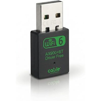 Cable Technologies 2,4/5 GHz dual-band USB-wifi-stick + Bluetooth 5.4, draadloze antenne, 900 Mbps, plug and play, OFDMA, MU-MIMO, draadloze netwerkadapter voor pc/desktop/tablet/laptop Cable Technologies 2,4/5 GHz dual-band USB-wifi-stick + Bluetooth 5.4, draadloze antenne, 900 Mbps, plug and play, OFDMA, MU-MIMO, draadloze netwerkadapter voor pc/desktop/tablet/laptop