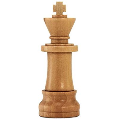 Ulticool König Chess King Wood USB-stick 3.0 van hout, 128 GB Ulticool König Chess King Wood USB-stick 3.0 van hout, 128 GB