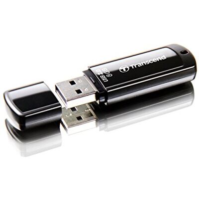 Transcend JetFlash 350 USB 2.0 draagbare plug-and-play stick voor pc/Mac/laptop 8 GB TS8GJF350 Transcend JetFlash 350 USB 2.0 draagbare plug-and-play stick voor pc/Mac/laptop 8 GB TS8GJF350