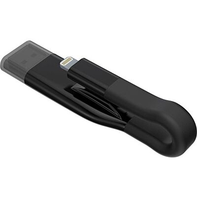 EMTEC USB 3.0 (3.1) T500 iCobra V2 32 GB OTG Dual USB-A/Lightning voor smartphone en tablet met oplaadfunctie, ergonomisch design, zacht EMTEC USB 3.0 (3.1) T500 iCobra V2 32 GB OTG Dual USB-A/Lightning voor smartphone en tablet met oplaadfunctie, ergonomisch design, zacht