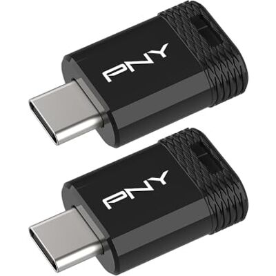 PNY 2 stuks Elite-X Fit USB 3.2 Type-C 128 GB – prestaties tot 200 MB/s lezen, draagbare opslag en praktische gegevens, ultracompact design, type-C-aansluiting PNY 2 stuks Elite-X Fit USB 3.2 Type-C 128 GB – prestaties tot 200 MB/s lezen, draagbare opslag en praktische gegevens, ultracompact design, type-C-aansluiting