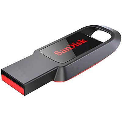SanDisk SDCZ61-064G-G35 64GB USB 2.0 Cruzer Spark Flash Drive, zwart SanDisk SDCZ61-064G-G35 64GB USB 2.0 Cruzer Spark Flash Drive, zwart