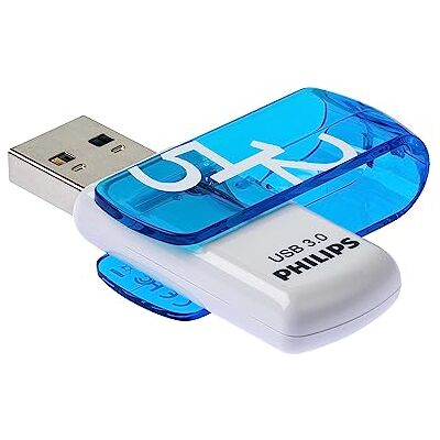 Philips Vivid Edition Super Speed USB 3.0 stick 512 GB met draaibare dop voor pc, laptop, computergegevensopslag, leessnelheid tot 120 MB/s Philips Vivid Edition Super Speed USB 3.0 stick 512 GB met draaibare dop voor pc, laptop, computergegevensopslag, leessnelheid tot 120 MB/s