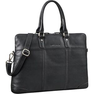 STILORD Charlize Grote zakelijke tas van echt leer voor dames, 13-15,6 inch, zwart. STILORD Charlize Grote zakelijke tas van echt leer voor dames, 13-15,6 inch, zwart.