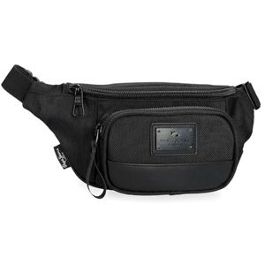 Pepe Jeans Blackmore Heuptas, zwart, 30 x 13 x 5 cm, polyester met details van kunstleer, 2,03 liter, zwart, Talla única, heuptas, zwart., Heuptas Pepe Jeans Blackmore Heuptas, zwart, 30 x 13 x 5 cm, polyester met details van kunstleer, 2,03 liter, zwart, Talla única, heuptas, zwart., Heuptas