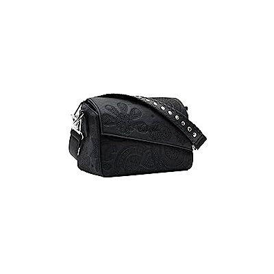 Desigual Dejavu Phuket Mini hand- & schoudertas Zwart S Desigual Dejavu Phuket Mini hand- & schoudertas Zwart S