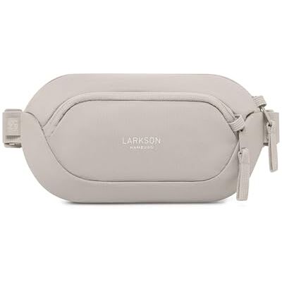 LARKSON Helge Kleine heuptas voor dames en heren, anti-diefstal heuptas met RFID-blokker voor dagelijks gebruik en reizen, ademende mesh-vulling, waterafstotend, zand, één maat, minimaal LARKSON Helge Kleine heuptas voor dames en heren, anti-diefstal heuptas met RFID-blokker voor dagelijks gebruik en reizen, ademende mesh-vulling, waterafstotend, zand, één maat, minimaal
