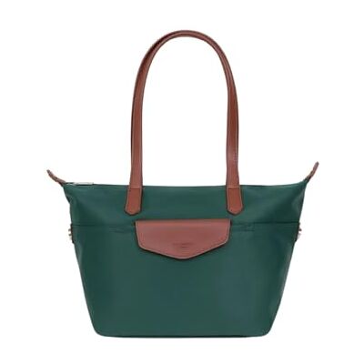 Hexagona Pop Paris Schoudertas voor dames POP-collectie roze nylon schoudertas kleine tas schoudertas handtas dames, Emerald, Vrije tijd Hexagona Pop Paris Schoudertas voor dames POP-collectie roze nylon schoudertas kleine tas schoudertas handtas dames, Emerald, Vrije tijd