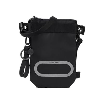 Hedgren Otu Flat Vertical Crossover RFID Coated Black Hedgren Otu Flat Vertical Crossover RFID Coated Black