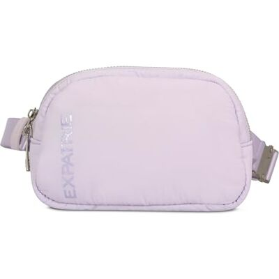 Expatrié Heuptas voor dames Milly Puffer Waist Bag Kleine schoudertas met gevoerd design en metalen gesp Kleine nylon schoudertas Puffy Beltbag, Lila., Portemonnee riem Expatrié Heuptas voor dames Milly Puffer Waist Bag Kleine schoudertas met gevoerd design en metalen gesp Kleine nylon schoudertas Puffy Beltbag, Lila., Portemonnee riem