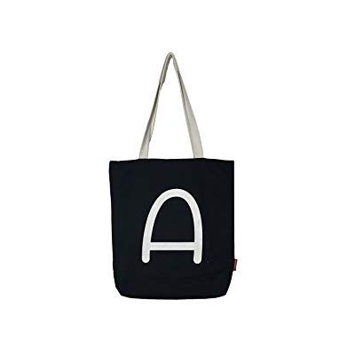 hello-bags draagtas, A- Zwart, Stoffen tas en strandtas hello-bags draagtas, A- Zwart, Stoffen tas en strandtas