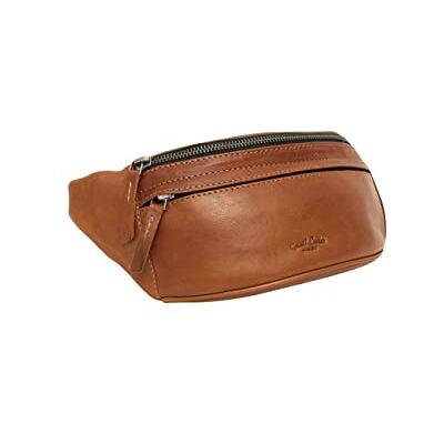 Gusti Leder Gusti Spencer Heuptas van leer voor dames en heren, hazelnoot, M, retro Gusti Leder Gusti Spencer Heuptas van leer voor dames en heren, hazelnoot, M, retro