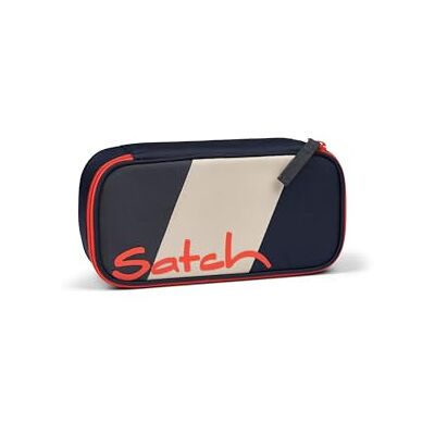 Satch Extra groot etui met scheidingsvak, vak met ritssluiting, penhouder, hoek, venster voor schema, Cliff Jumper donkerblauw, Bagage voor kinderen Satch Extra groot etui met scheidingsvak, vak met ritssluiting, penhouder, hoek, venster voor schema, Cliff Jumper donkerblauw, Bagage voor kinderen