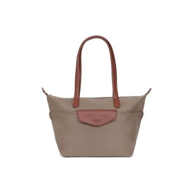 Hexagona Pop Paris Schoudertas voor dames POP-collectie roze nylon schoudertas kleine tas schoudertas handtas dames Hexagona Pop Paris Schoudertas voor dames POP-collectie roze nylon schoudertas kleine tas schoudertas handtas dames