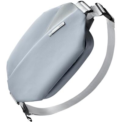 Inateck Elegante schoudertas met verstelbare schouderriem, spatwaterdicht, voor dames en heren, multifunctionele heuptas voor reizen, sportschool, fietsen, werk, sport, lichtblauw, 4 l 4L Inateck Elegante schoudertas met verstelbare schouderriem, spatwaterdicht, voor dames en heren, multifunctionele heuptas voor reizen, sportschool, fietsen, werk, sport, lichtblauw, 4 l 4L