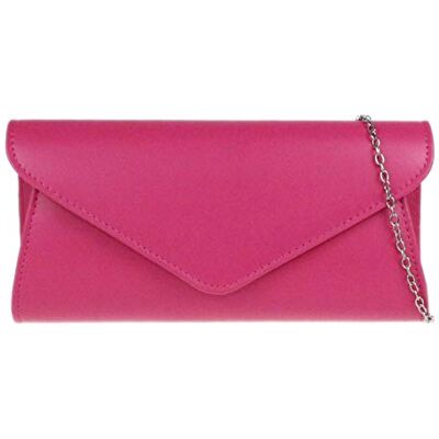 Girly Handbags Effen enveloptas voor dames W 25, H 12, D 5 cm (W 10, H 5, D 2 inches) Girly Handbags Effen enveloptas voor dames W 25, H 12, D 5 cm (W 10, H 5, D 2 inches)